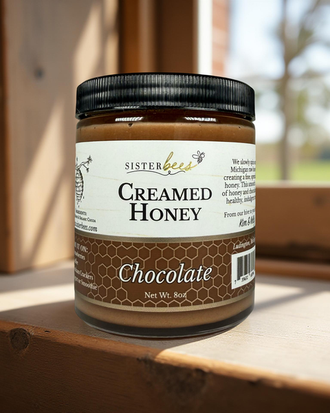 Chocolate Creamed Honey - 8 oz