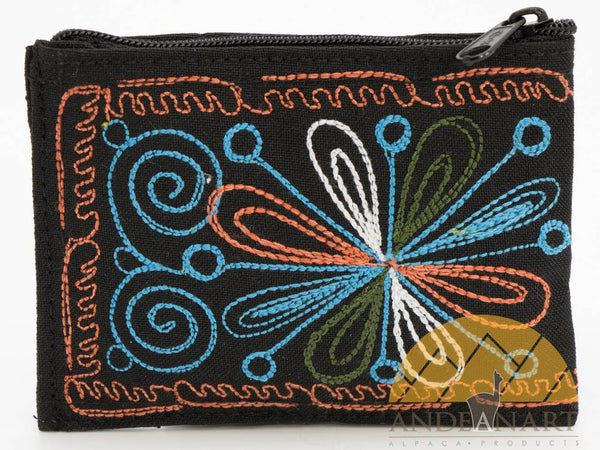 Embroidered Coin Purse Colca Canyon Style by AndeanArt