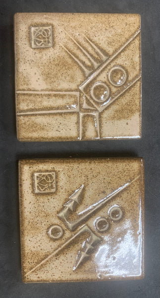 Pablo Soleri ceramic tiles