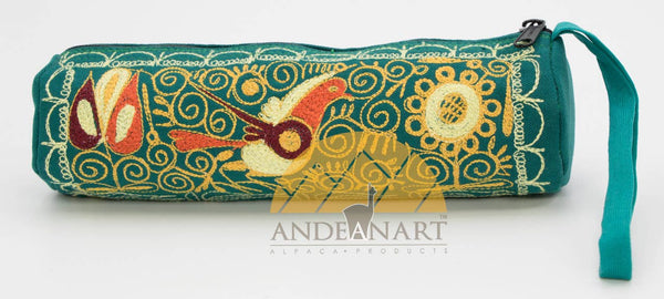 Embroidered Zipper Case Colca Canyon Style