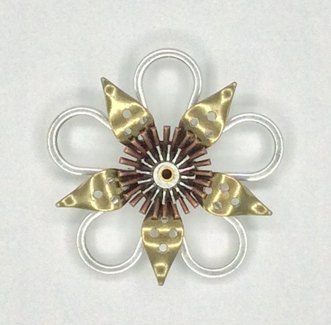 Mechanical Botanical Pin - 2152