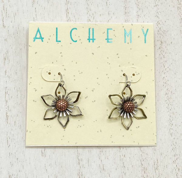 Flower earrings - 3506