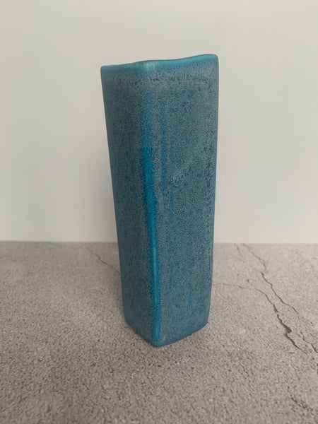 Vase, small blue unmarked