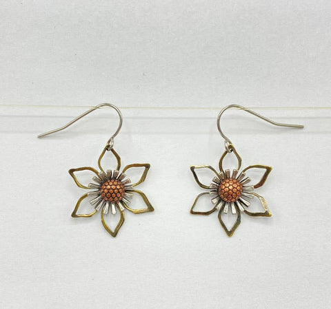 Flower earrings - 3506
