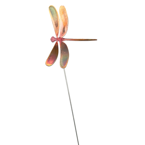 Medium Natural Copper Dragonflies