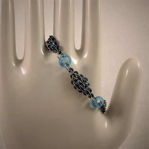 Diamonds and Rings chainmaille Bracelet