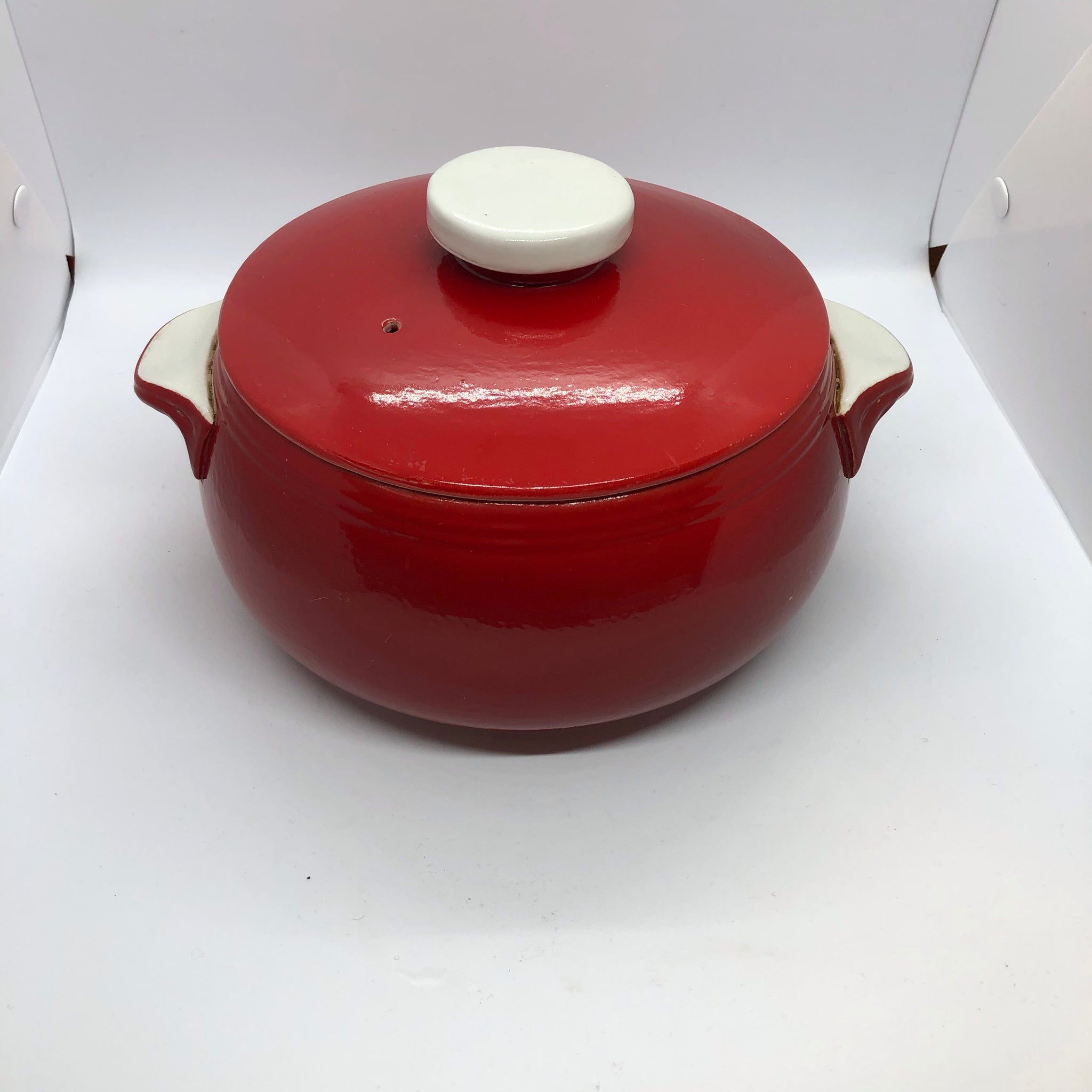 Hall Pottery - Large casserole with lid