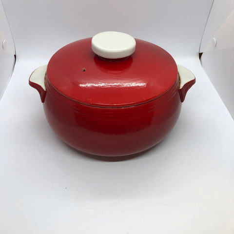 Hall Pottery - Large casserole with lid