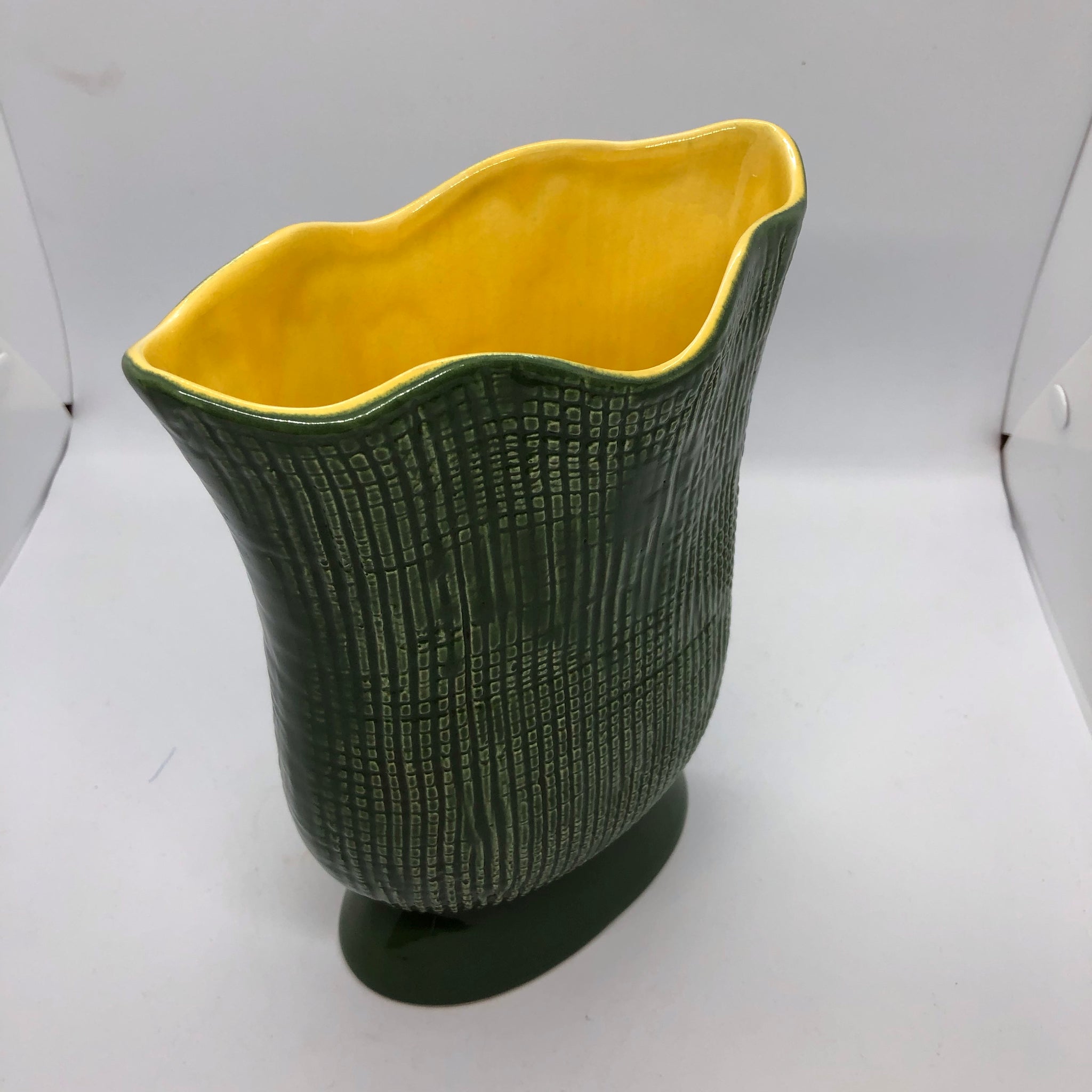 Red Wing Art Pottery Textura vase, designed by Belle Kogan